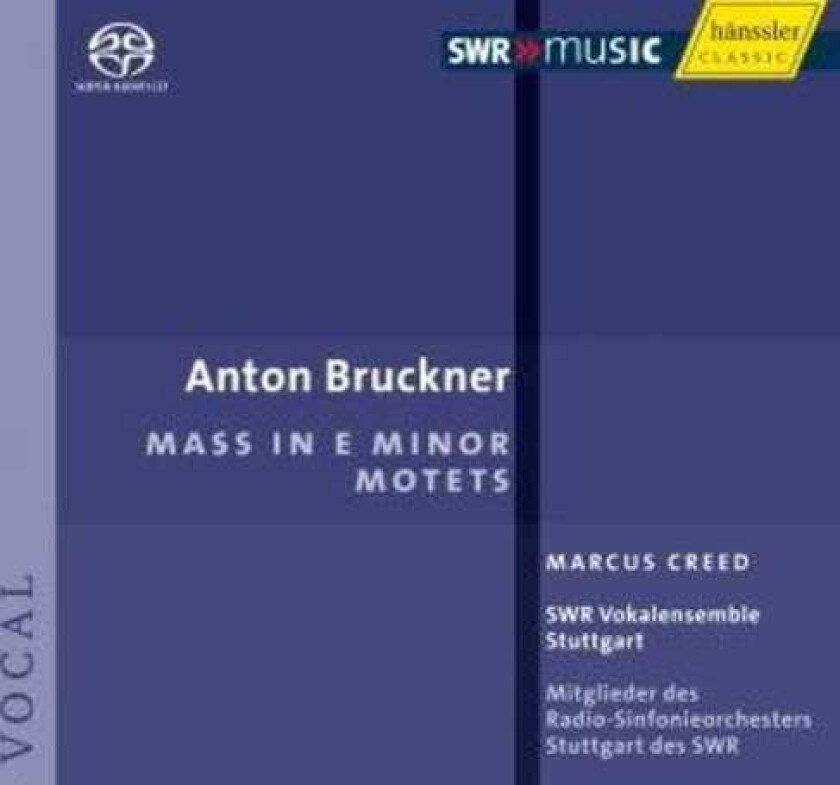 Marcus Creed, Florian Metzger, Harald Matjacic, Swr Stuttgart Vocal Ensemble, Tobias Unger Mass & Other Choral Works CD