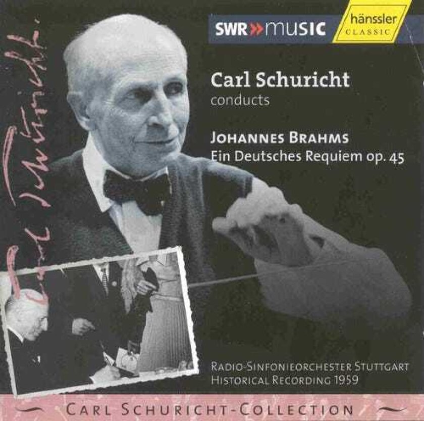 Carl Schuricht, Hermann Prey, Frankfurt Hessischen Rundfunks Chorus, Maria Stader Ein Deutsches Requiem CD