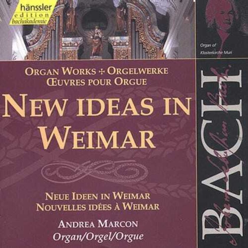 Andrea Marcon New Ideas In Weimar CD