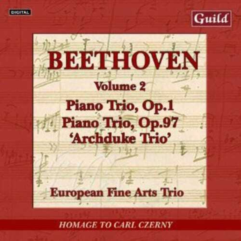 Piano Trios By Beethoven Vol 2 CD