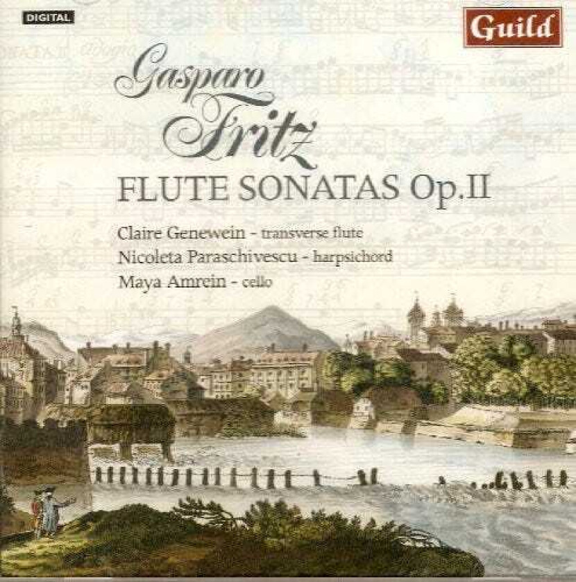 Maya Amrein, Maya Merein, Nicoleta Paraschivescu, Gaspard Fritz Music For Flute By Gasparo Fritz (17161783) CD