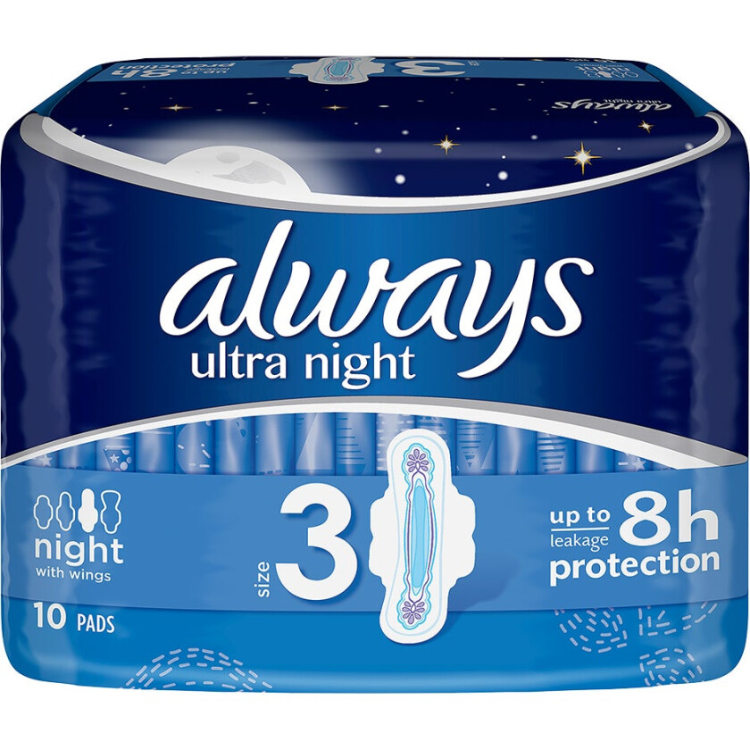 Always Ultra Night Bind 10stk