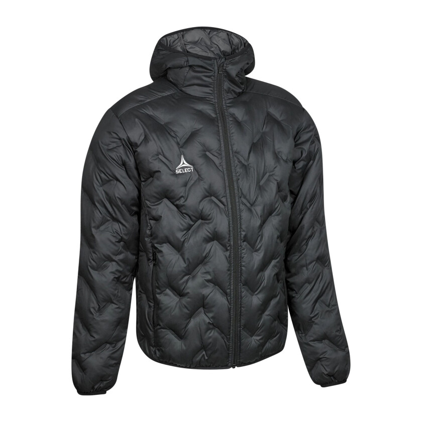 Select Padded jacket Oxford, boblejakke herre BLACK