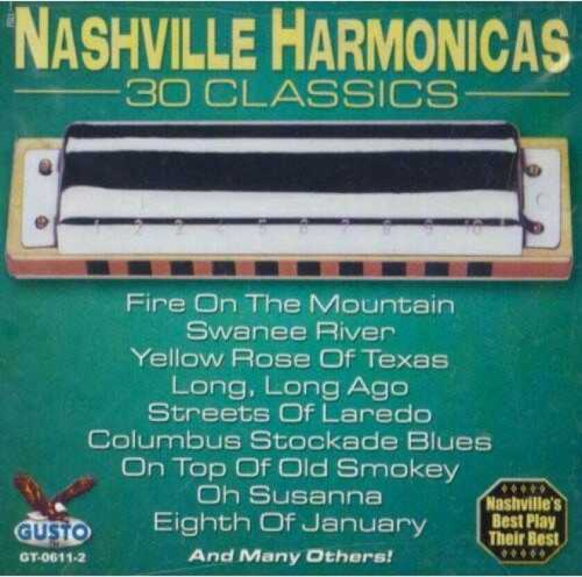 The Nashville Harmonica 30 Classics CD