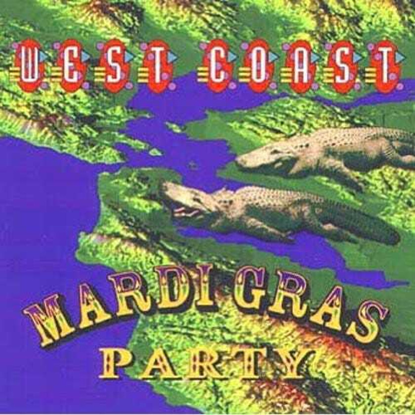 Diverse Artister West Coast Mardi Gras Party CD