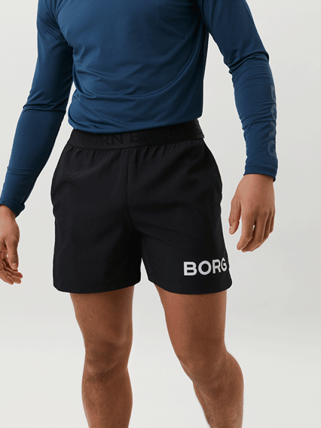 Borg Short Shorts Herre Bk/Black Beauty S