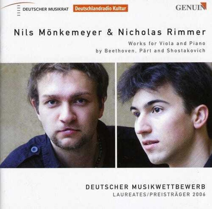 Nils M Nkemeyer Works For Viola & Piano CD