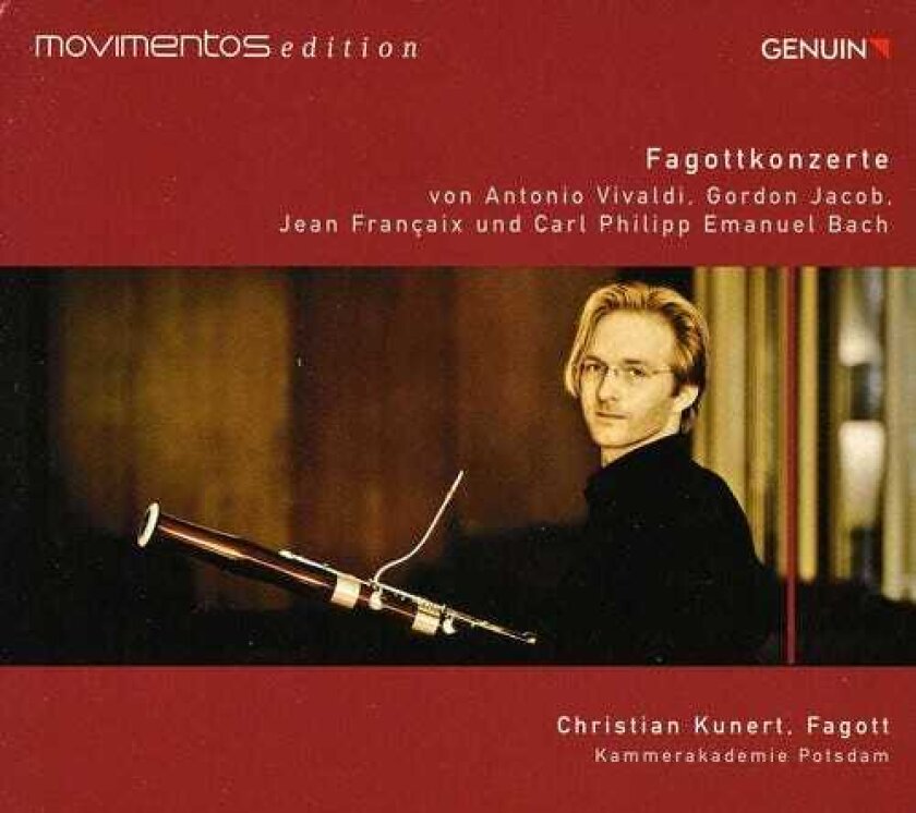 Christian Kunert, Gordon Jacob, Jean Françaix Fagottkonzerte CD