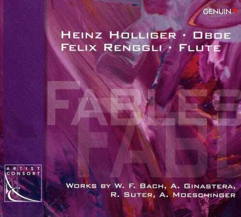 Felix Renggli, Heinz Holliger, Albert Moeschinger, Robert Suter Fables Works For Oboe & Flute CD