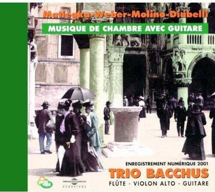 Trio Bacchus Musique De Chambre Avec Guitare CD