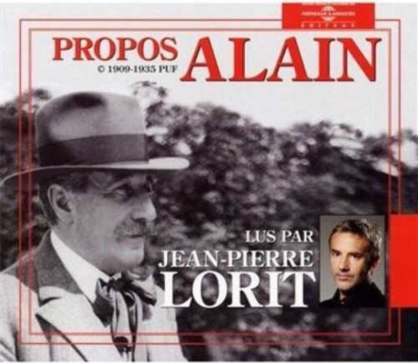 Chartier, JeanPierre Lorit Les Propos CD
