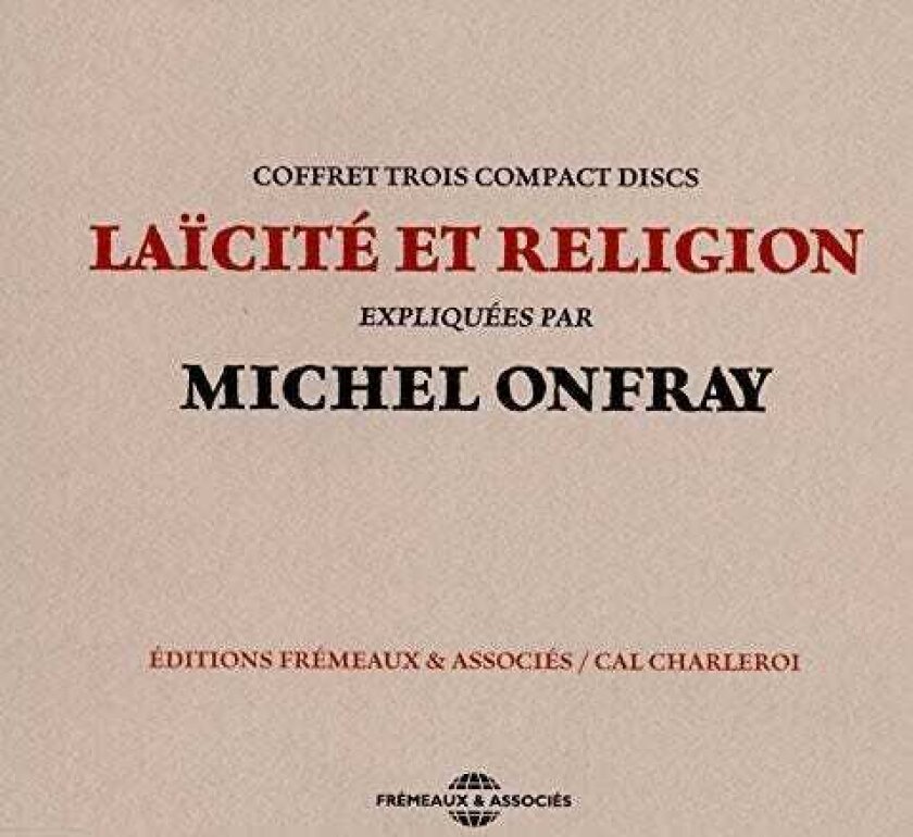 Michel Onfray Laicite Et Religion CD