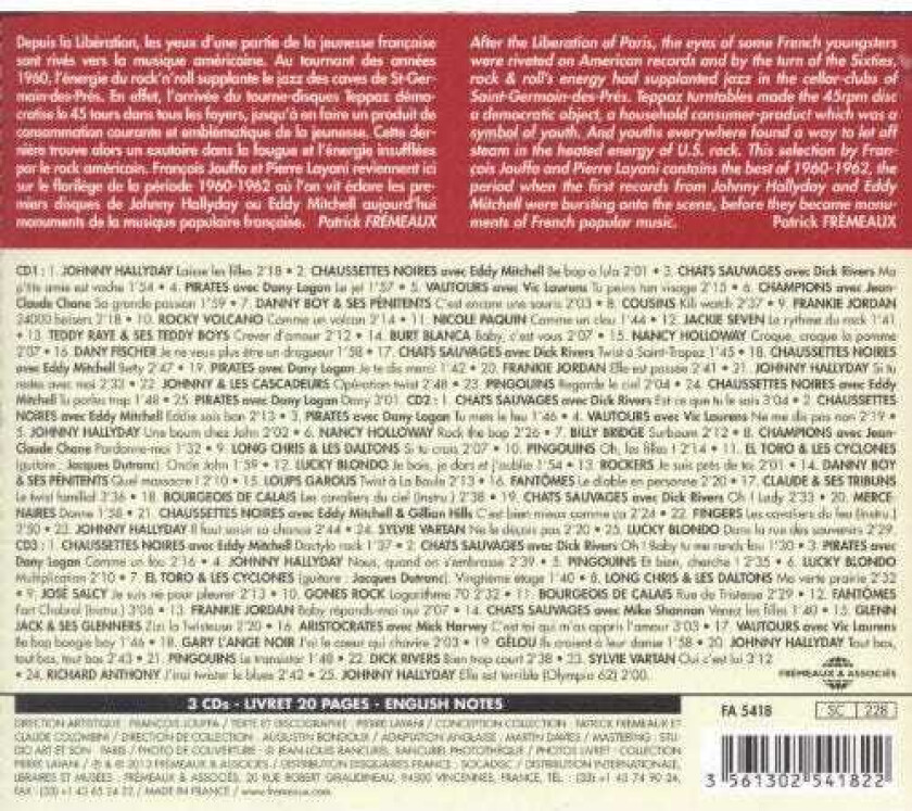 Diverse Artister Rock Francais Anthologie 196062 CD