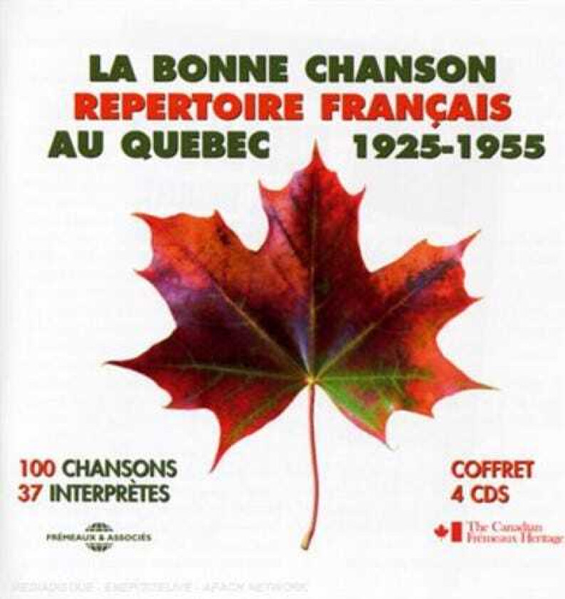 Diverse Artister Bonne Chanson Au Quebec: Repertoire Francais / Var CD