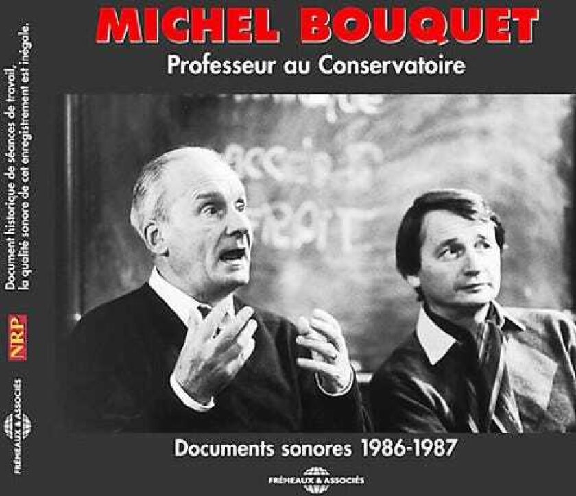 Michel Bouquet Professeur Aconservatoire Anthologie 19861987 CD