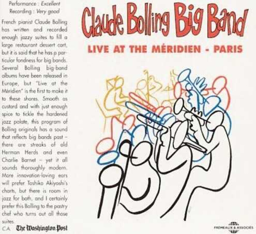 Claude Bolling Live At The Meridien Paris CD