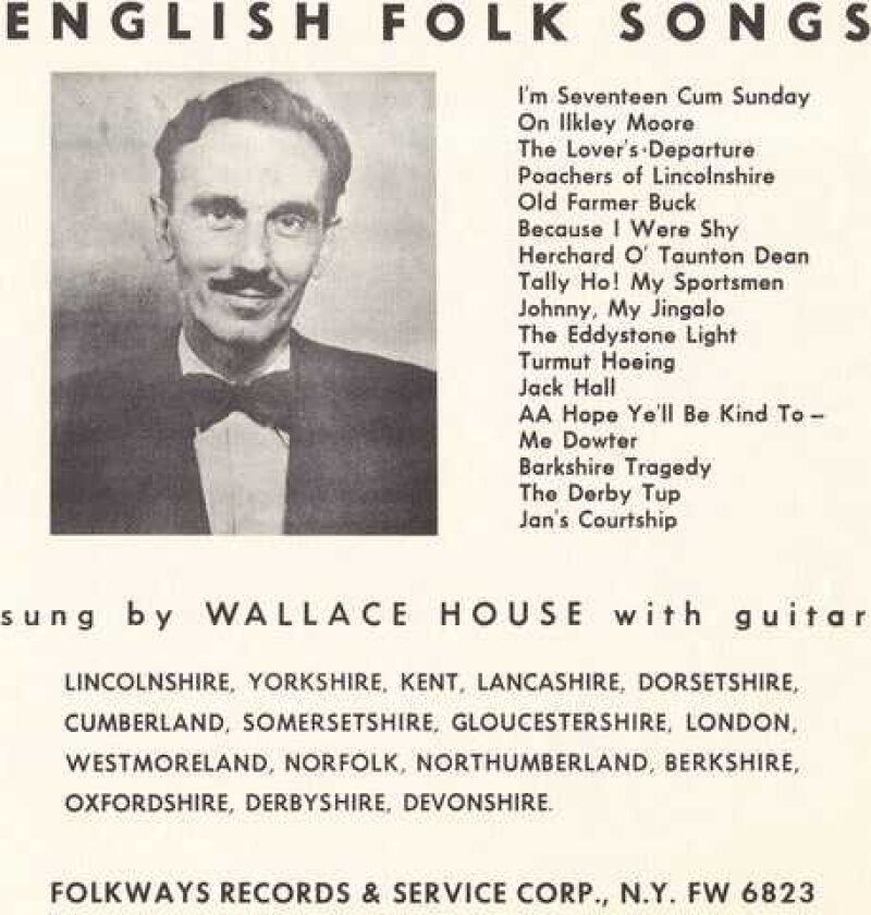 Wallace House English Folk Songs CD