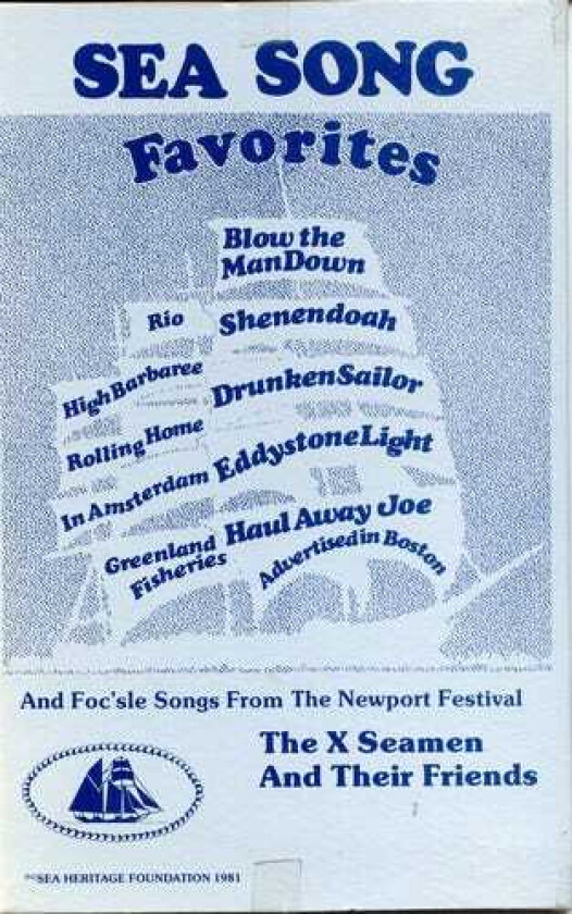 X Seamen's Institute Favorite Sea Songs Songs From The Age Of Sail CD