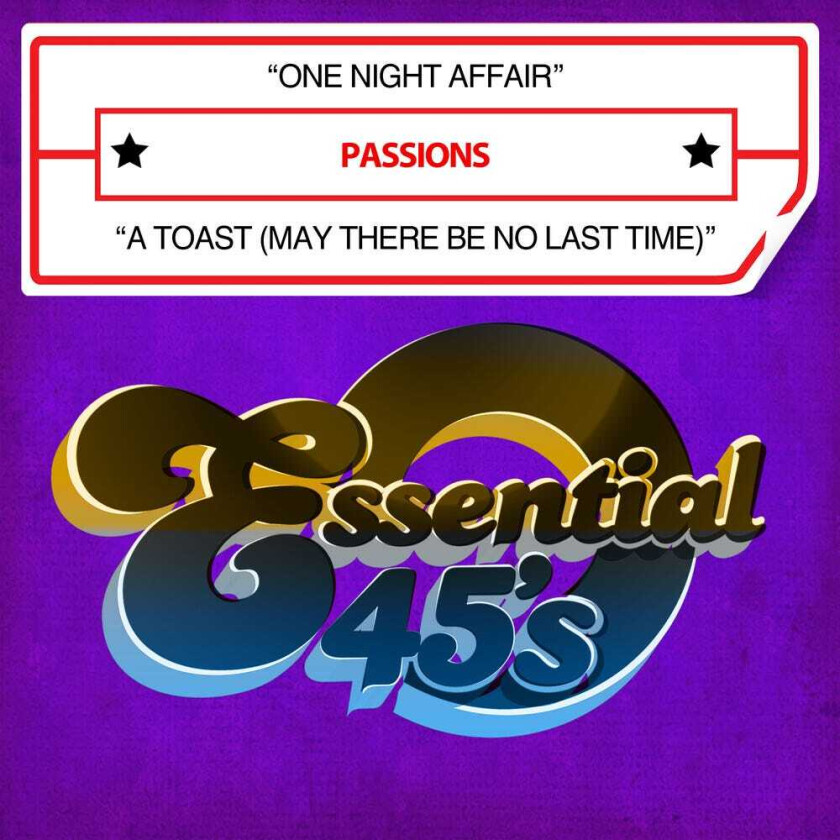 The Passions One Night Affair / A Toast CD