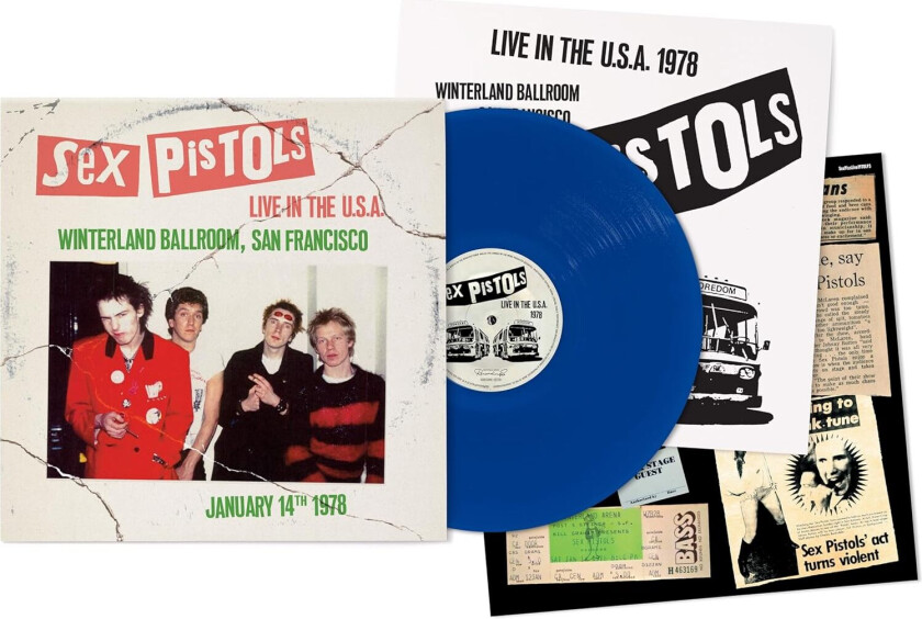 Sex Pistols Live In The USA 1978 San Francisco LP/Vinyl