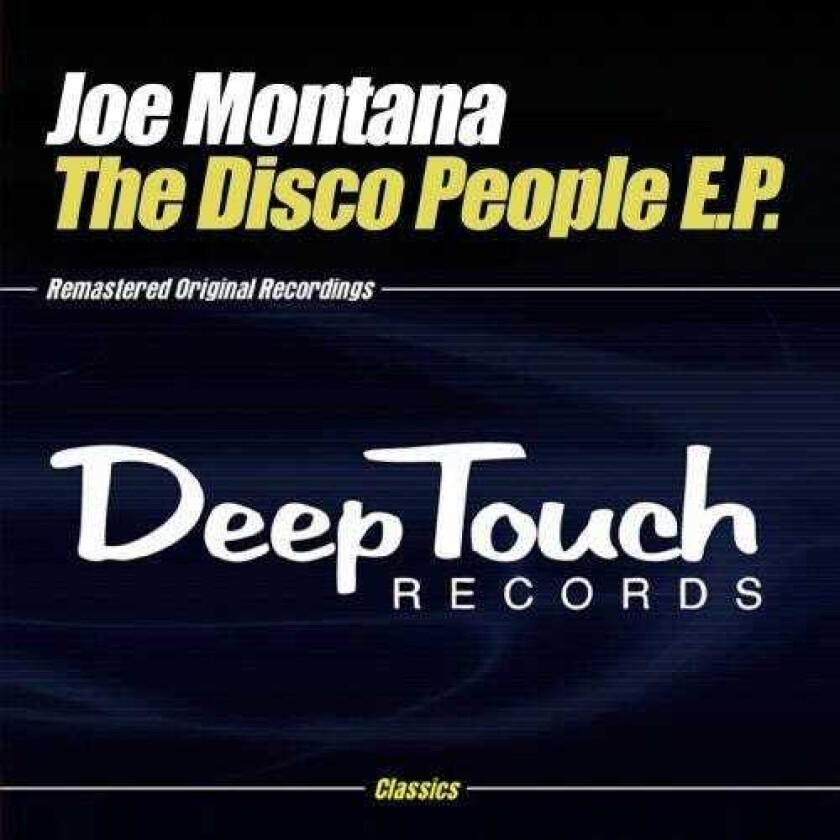 Joe Montana Disco People Ep CD