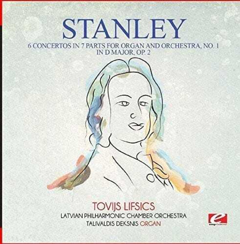 Stanley 6 Concertos In 7 Parts For Organ & Orchestra No. 1 CD