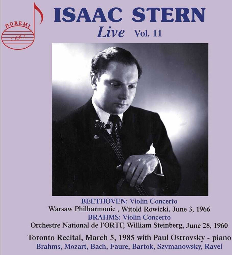William Steinberg, Johann Sebastia Bach Isaac Stern Live 11 CD