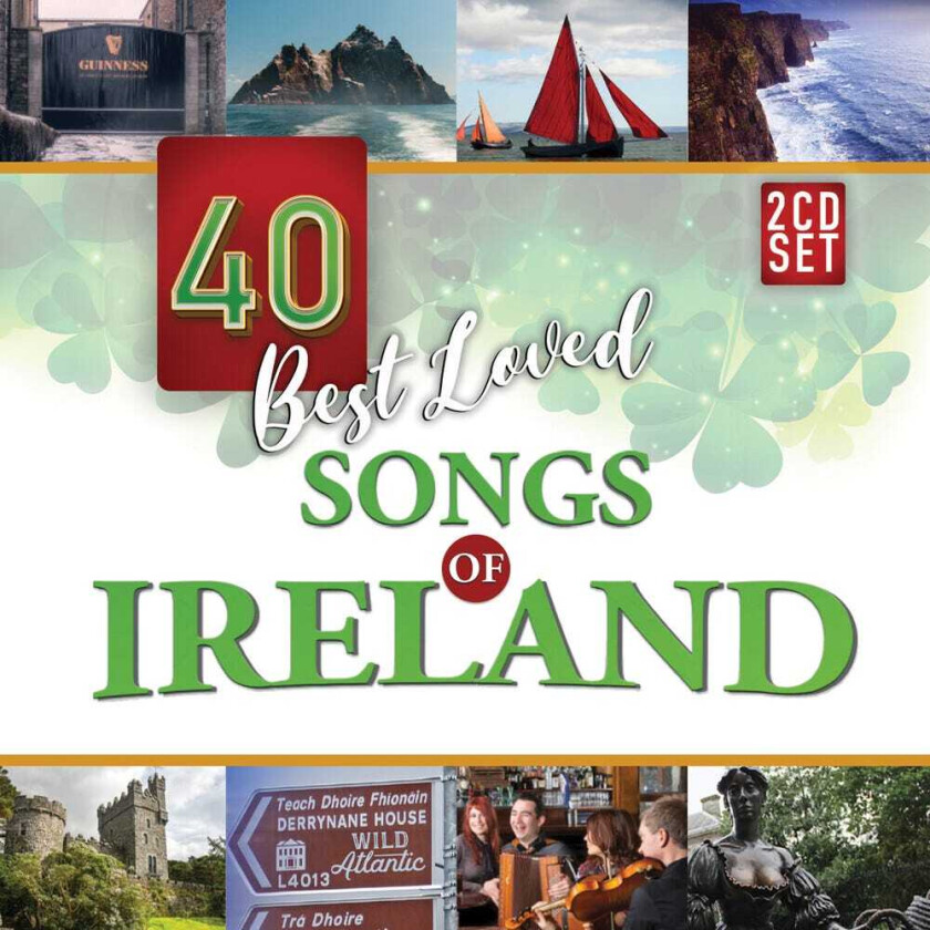 Diverse Artister 40 Best Loved Songs Of Ireland / Var CD
