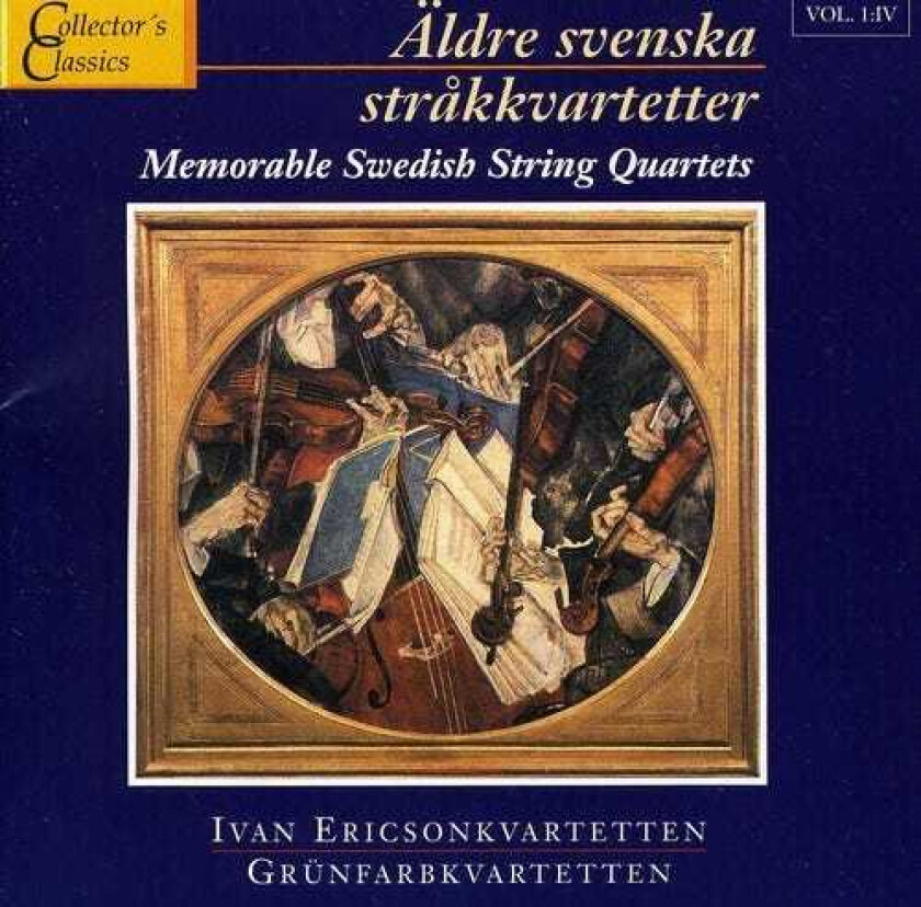 Diverse Artister, Erland Von Koch, Franz Berwald Memorable Swedish String Quartets 4 CD