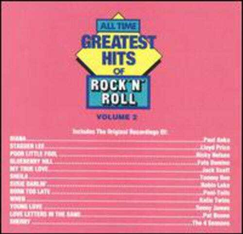 Diverse Artister All Time Greatest Rock & Roll 2 CD