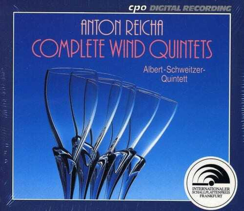 Albert Schweitzer Quintet, Antoine Reicha Complete Wind Quintets CD