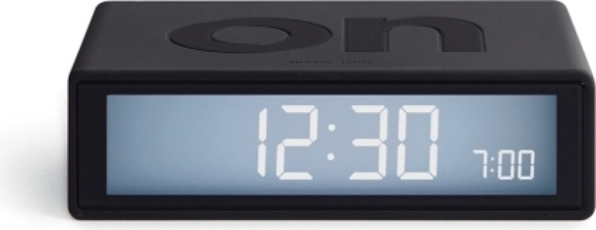 Flip+ Radio-Controlled Alarm Clock Black/Black Lr150n0