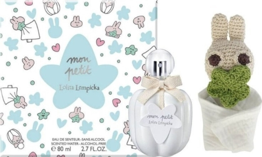 Set : Mon Petit, Scented Spray, For Women, 80 Ml + Mon Petit, Bunny, Collectible Plush Toy For Women