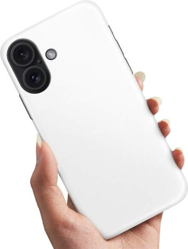 iPhone 16 Plus - Deksel/Mobildeksel Hvit