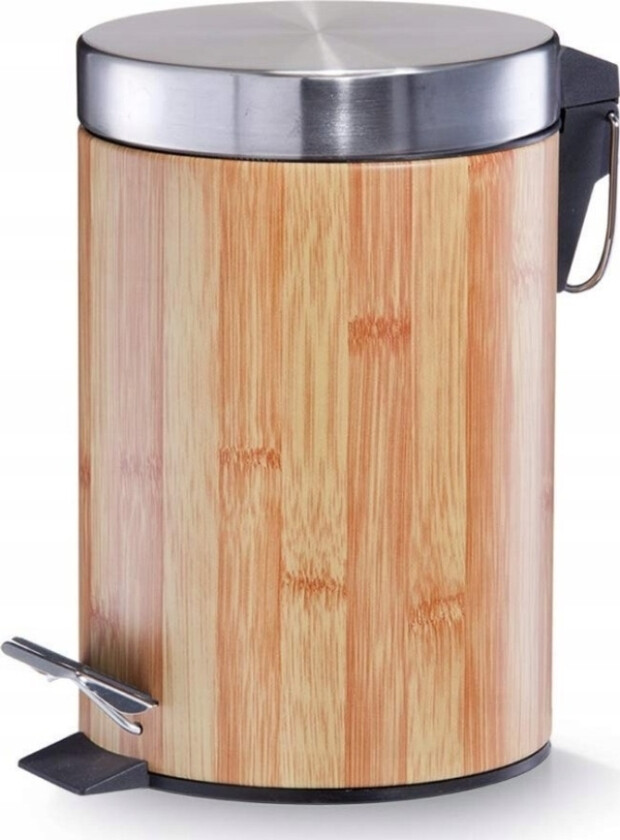 Skittentøyskurv Bambus Baderomskurv, Avfallsbeholder - 3 L