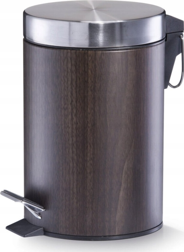 Skittentøyskurv Walnuss Baderomskurv, Avfallsbeholder - 3 L