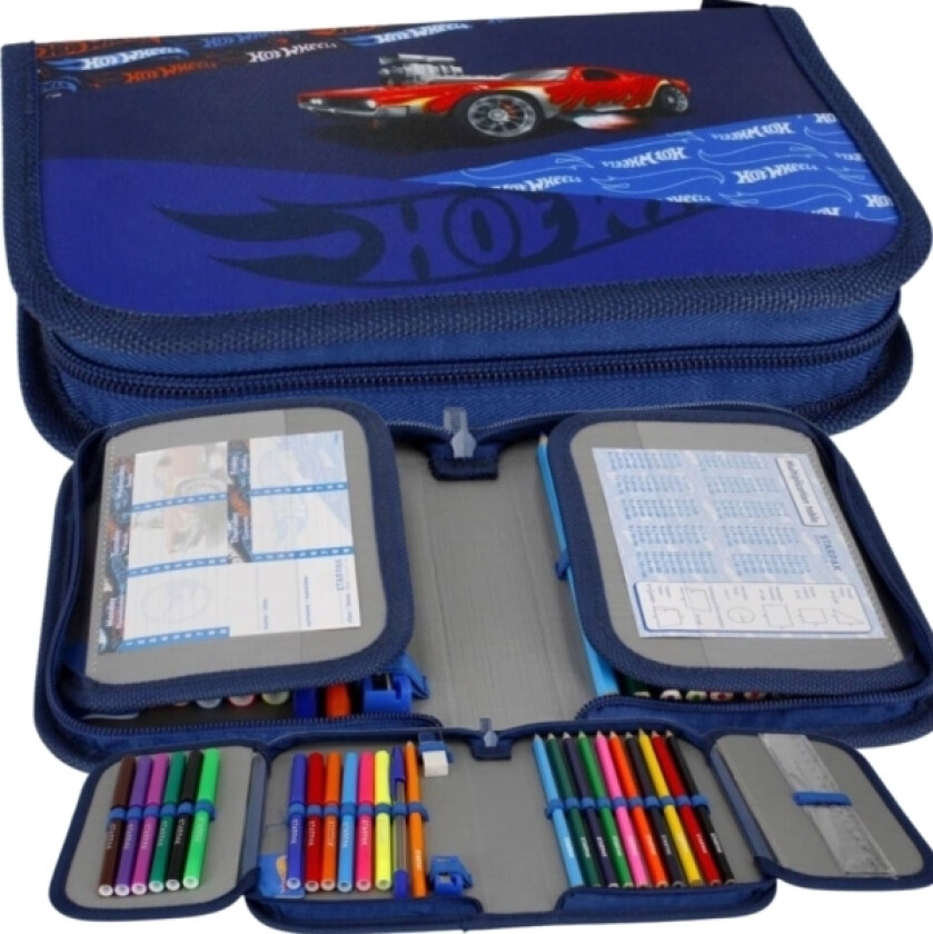 Pencil Case Pencil Case With Accessories Hot Wheels 486070