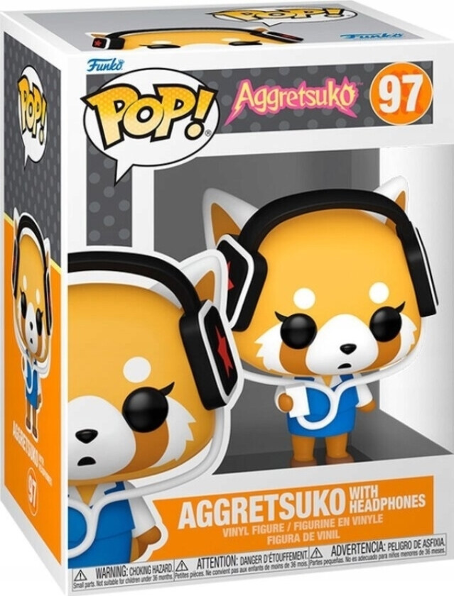 Funko Pop! Vinyl Figure: Sanrio - Aggretsuko (W/ Headphones)