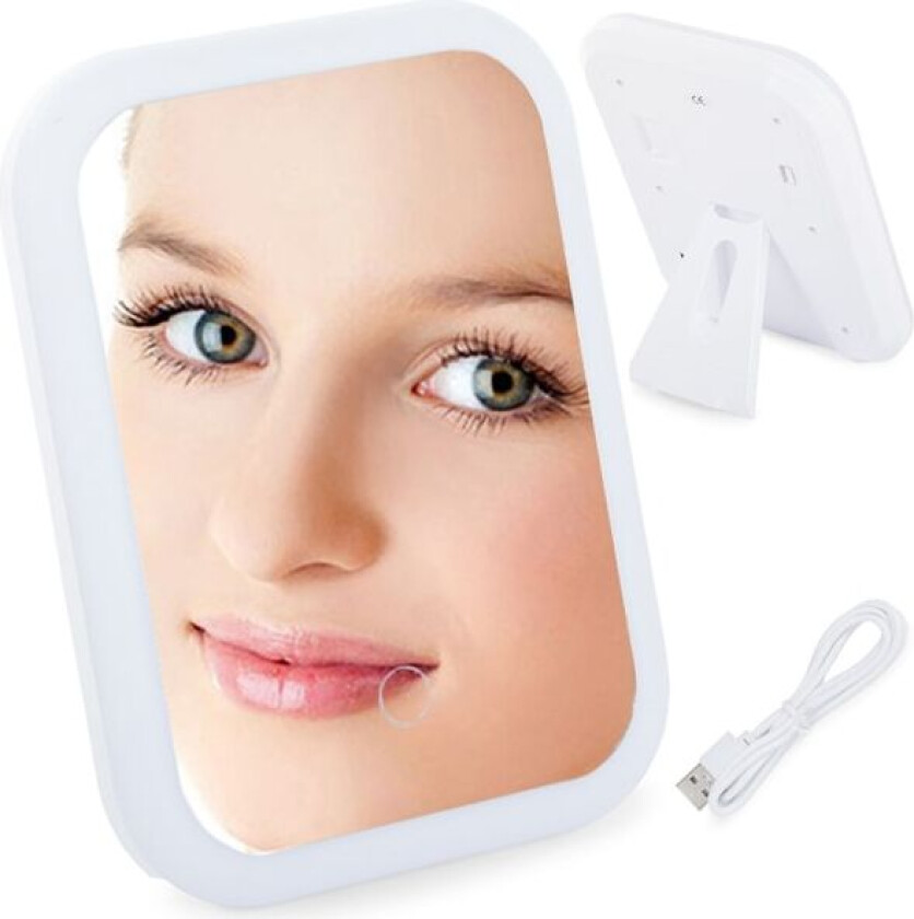 Sminkespeil med LED-belysning White
