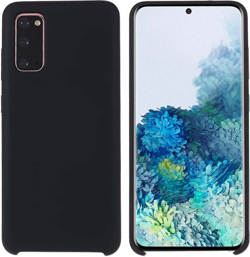 Samsung Galaxy S20 Fôret Silikon Deksel - Svart