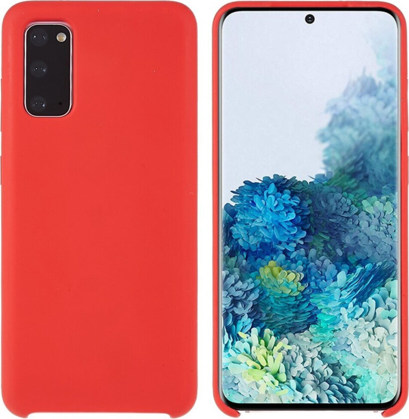 Samsung Galaxy S20 Fôret Silikon Deksel - Rød