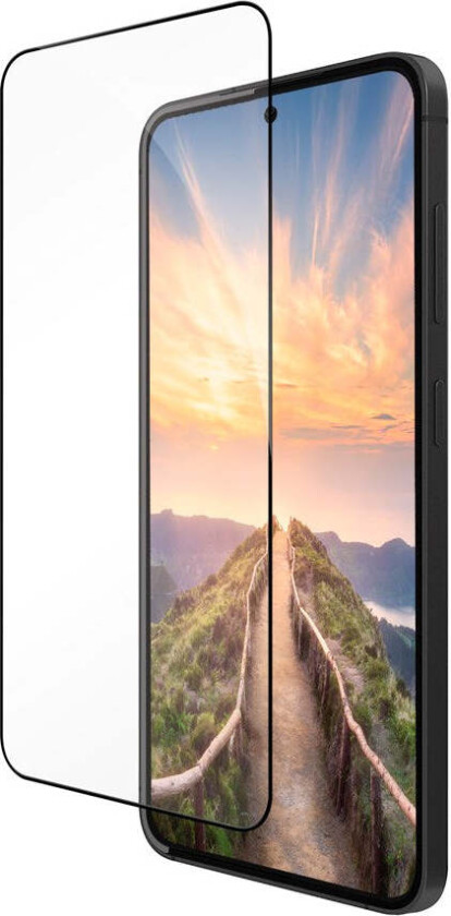 Samsung Galaxy S25 dbramante1928 Eco-Shield Skjermbeskytter med Installasjonsramme - Svart Kant