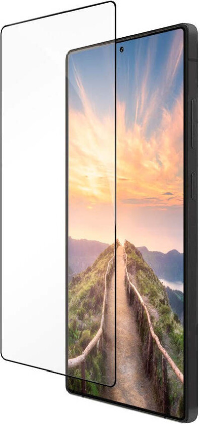 Samsung Galaxy S25+ (Plus) dbramante1928 Eco-Shield Skjermbeskytter med Installasjonsramme - Svart Kant