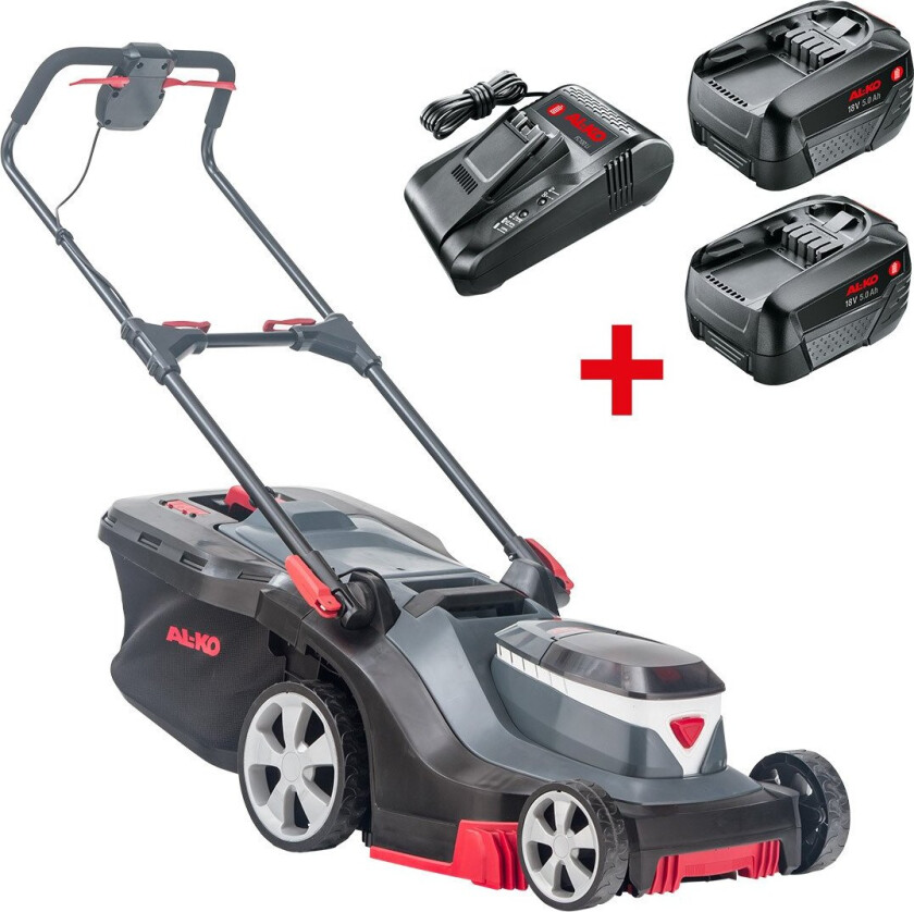 Al-Ko 382 Li Premium, Gressklipper Som Man Spaserer Bak, 400 M², 38 Cm, 2 Cm, 7,5 Cm, 45 L