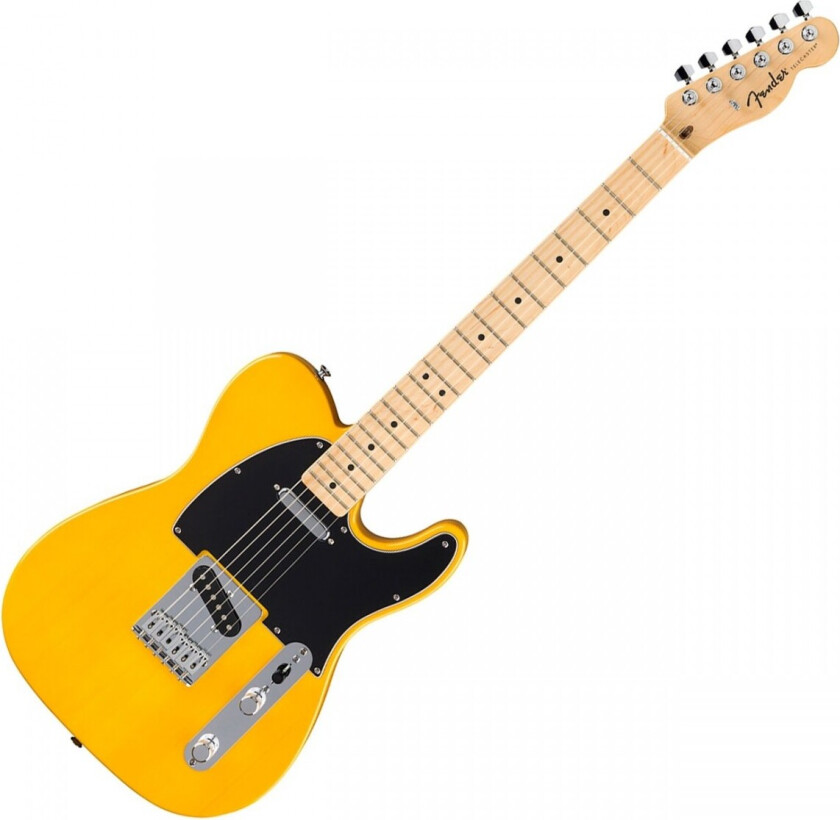 Standard Telecaster Svart Plekterbrett Butterscotch Blonde