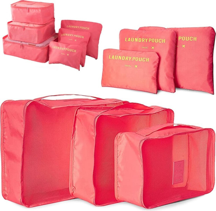 Organizer til Koffert - 6-deler - Vesker for Reise
