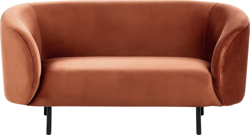Tuka Sofa 2-seter - Svart/Oransje