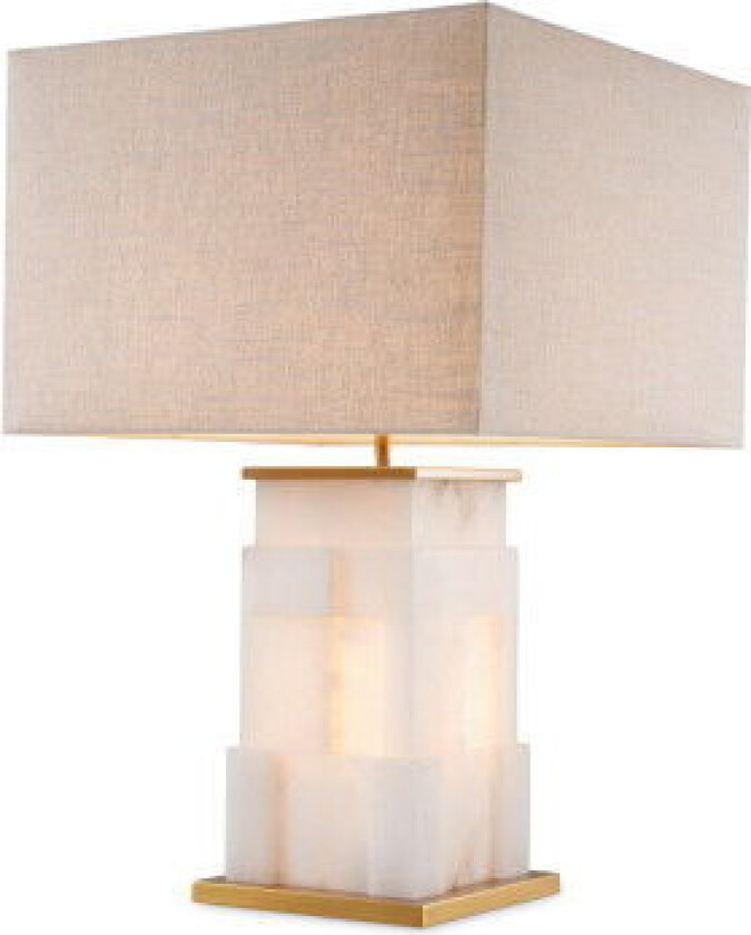 Fabiano bordslampa alabaster