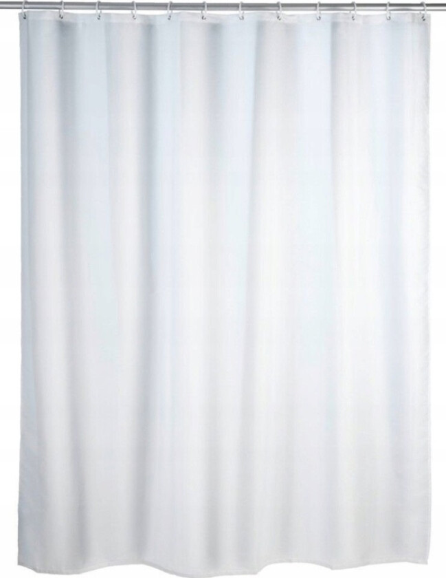 Dusjforheng, Tekstil, Hvit, 180X200 Cm, Wenko