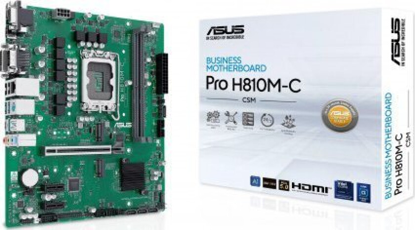 Mb Asus Pro H810m-C-Csm (Intel, Lga1851, Ddr5, Matx)